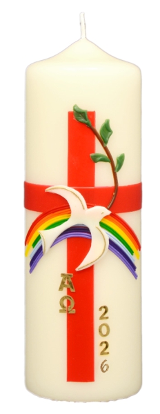 Ostertischkerze 220/70 mm, Dek. 3301